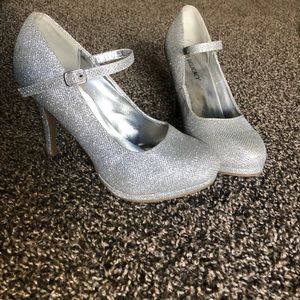 Sparkle Strap Heels